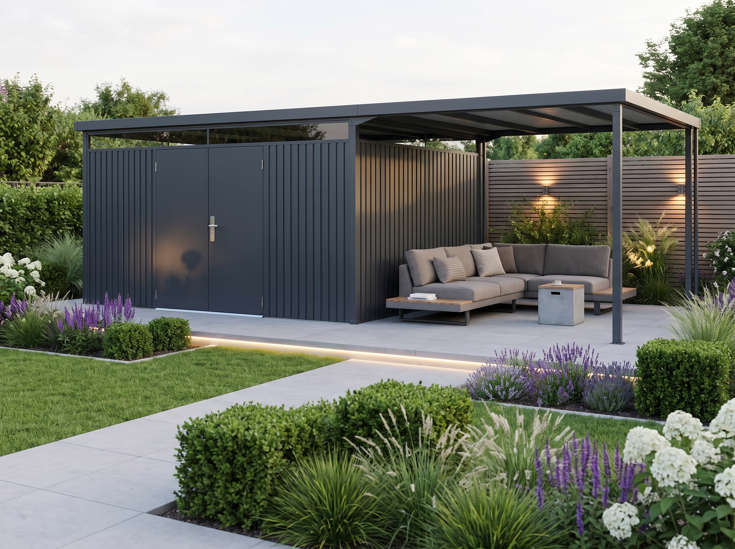 23% Rabatt ✓ 4 × 4 m | StarLine Metall Gerätehaus Solidum 19,60 m² | 2 Raum Unkategorisiert online kaufen 23% Rabatt ✓ 4 × 4 m | StarLine Metall Gerätehaus Solidum 19,60 m² | 2 Raum Unkategorisiert online kaufen