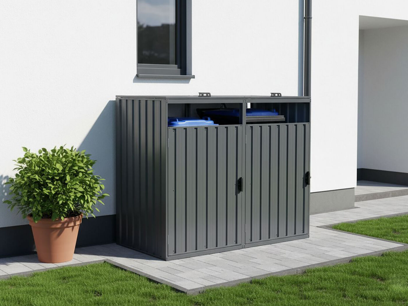 24% Rabatt ✓ StarLine 2er Mülltonnenbox Cubi Metall 240 Unkategorisiert online kaufen 24% Rabatt ✓ StarLine 2er Mülltonnenbox Cubi Metall 240 Unkategorisiert online kaufen