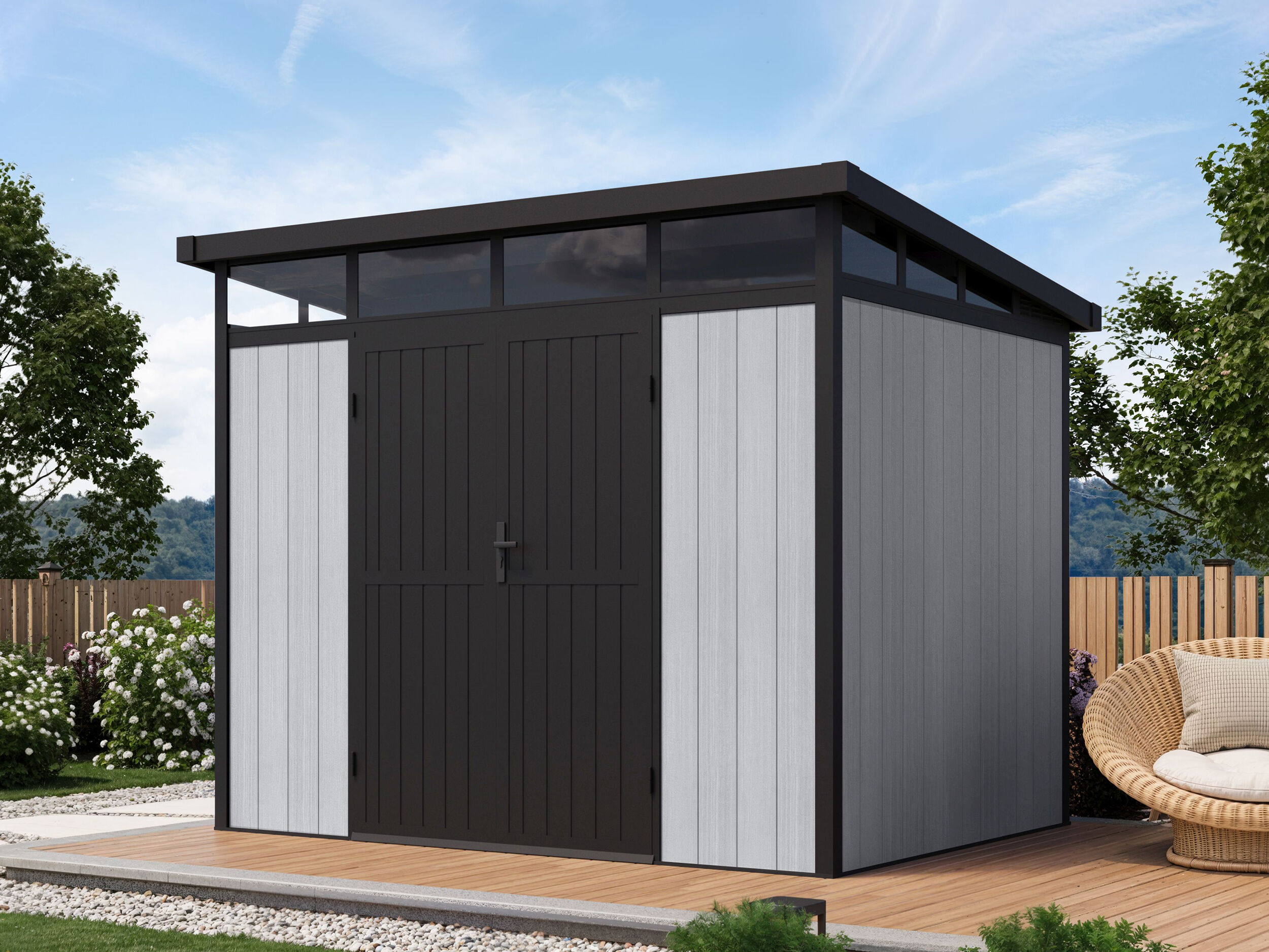 25% Rabatt ✓ 3 × 2 m | WPC Holzgartenhaus Skylight Pent 6,10 m² Unkategorisiert online kaufen 25% Rabatt ✓ 3 × 2 m | WPC Holzgartenhaus Skylight Pent 6,10 m² Unkategorisiert online kaufen