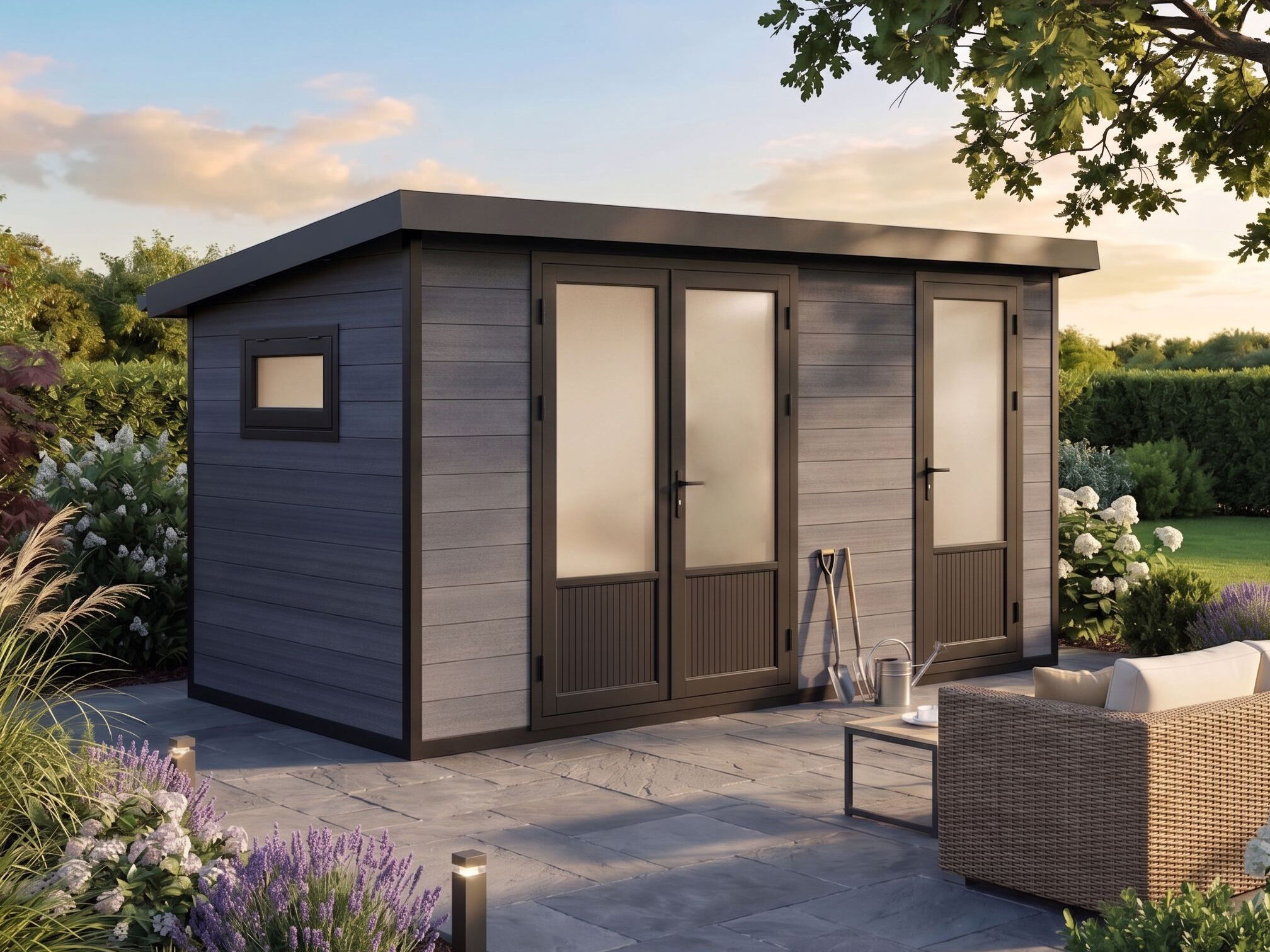 26% Rabatt ✓ 4 × 2 m | WPC Holzgartenhaus Style DeLuxe 2-Raum 8,0 m² | 2 Raum Unkategorisiert online kaufen 26% Rabatt ✓ 4 × 2 m | WPC Holzgartenhaus Style DeLuxe 2-Raum 8,0 m² | 2 Raum Unkategorisiert online kaufen