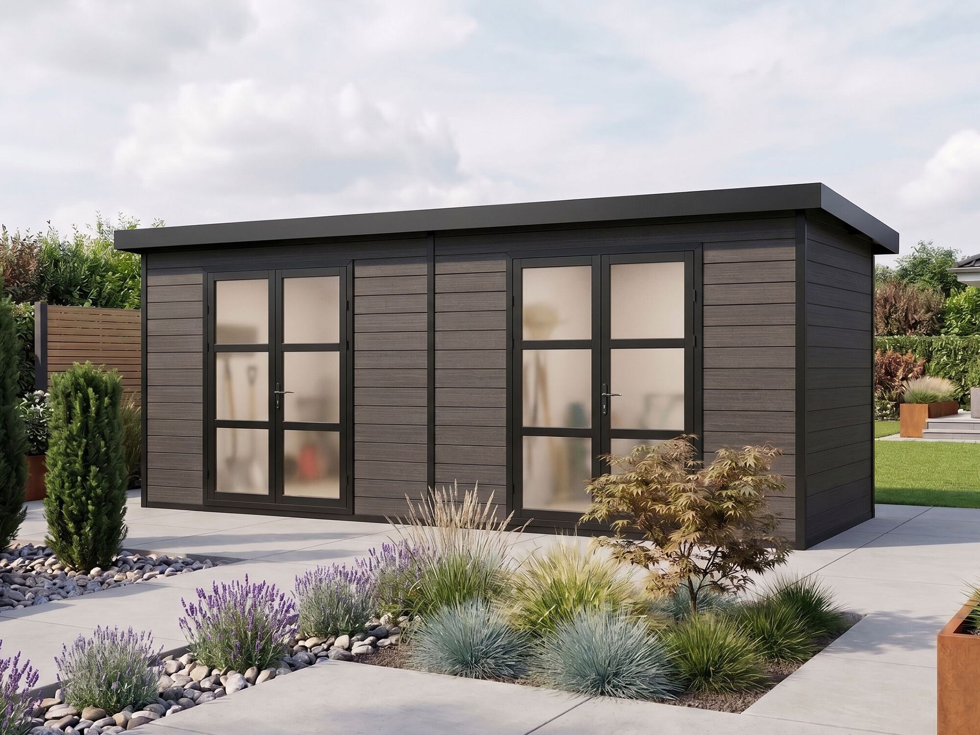 32% Rabatt ✓ 5 × 3 m | WPC Holzgartenhaus Style DeLuxe 2-Raum 16,82 m² | 2 Raum Unkategorisiert online kaufen 32% Rabatt ✓ 5 × 3 m | WPC Holzgartenhaus Style DeLuxe 2-Raum 16,82 m² | 2 Raum Unkategorisiert online kaufen
