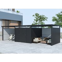 37% reduziert - Metall Gerätehaus Modell Style 7,56 m² Spar-Set-4 8m² Unkategorisiert online kaufen