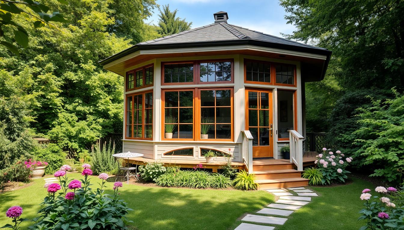 Vorteile 5-eckiger Gartenhäuser