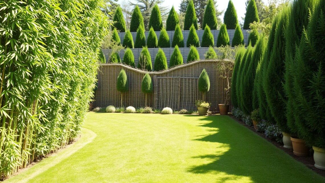 Der günstigste Sichtschutz im Garten – Vergleich