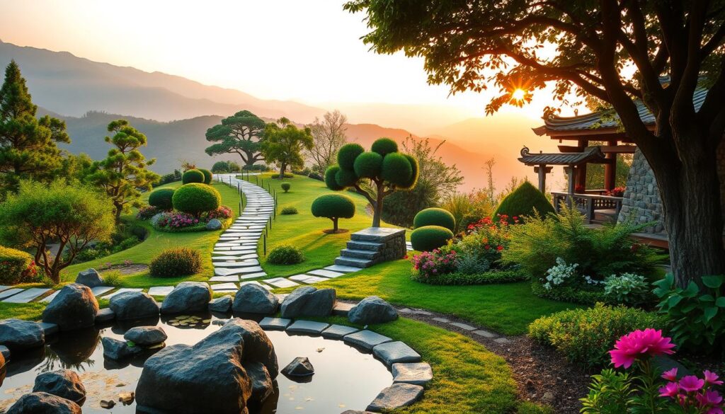 Gestaltungselemente im Garten