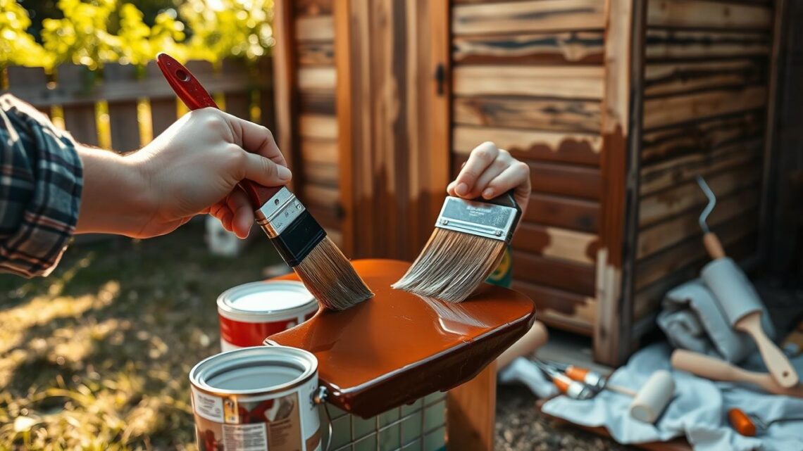 Gartenhaus streichen – Tipps für perfekte Ergebnisse