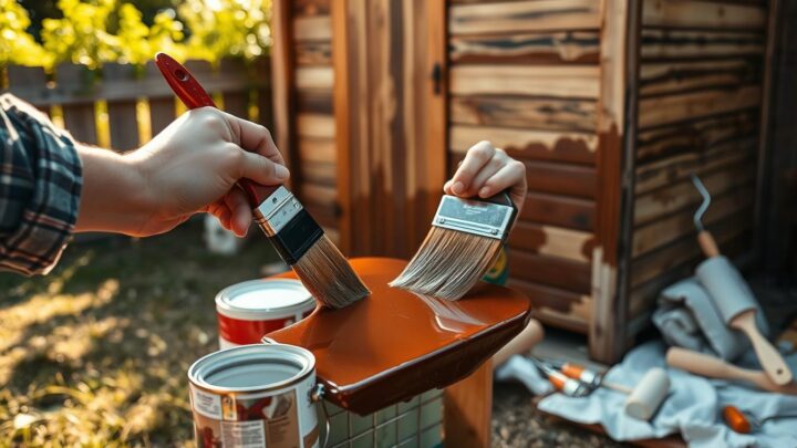 Gartenhaus streichen – Tipps für perfekte Ergebnisse