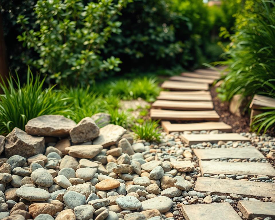 Materialien für Gartenwege
