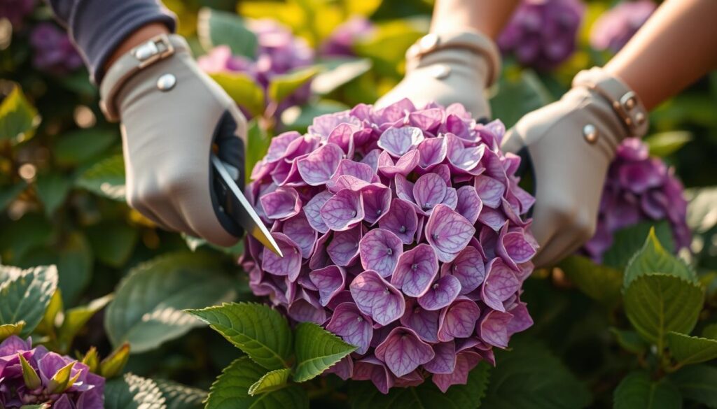 Hortensie schneiden