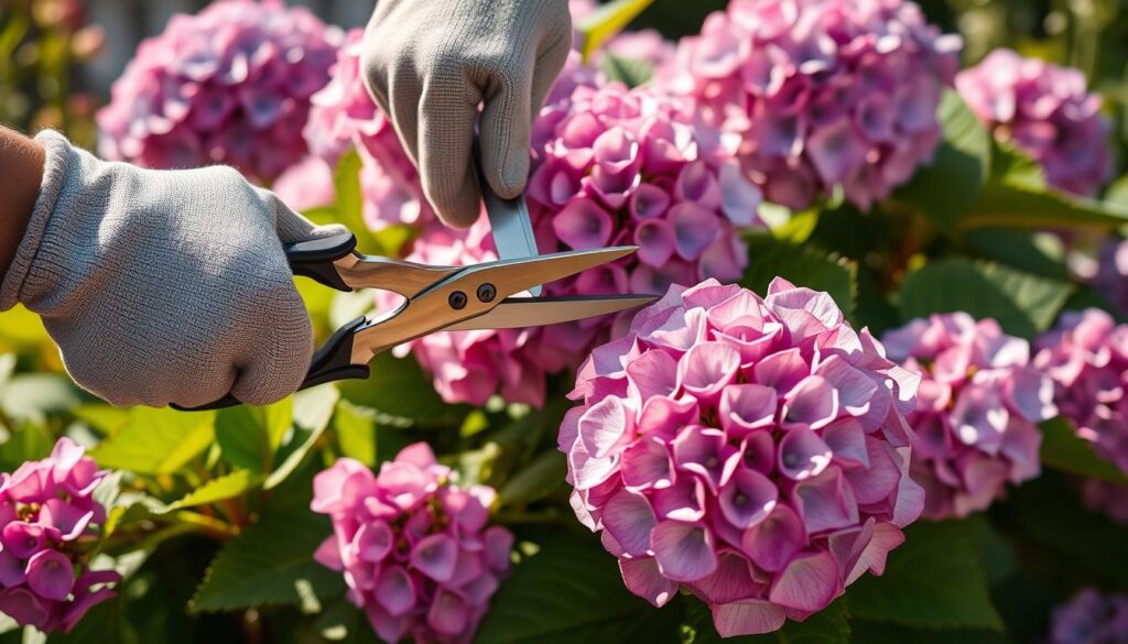 Hortensie schneiden