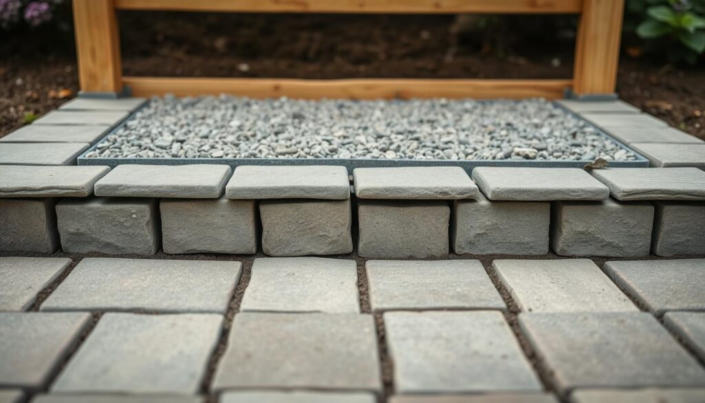 Aufbau des Fundamentes