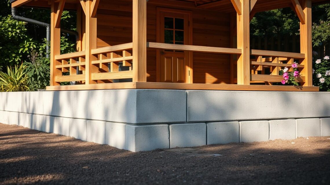 Kann man ein Gartenhaus ohne Fundament aufstellen?