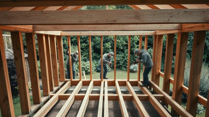 Welche Balken für Unterkonstruktion Gartenhaus – Ratgeber