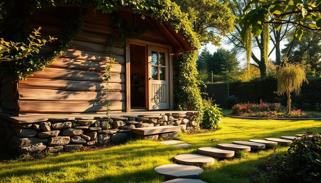 Fundamentarten Gartenhaus