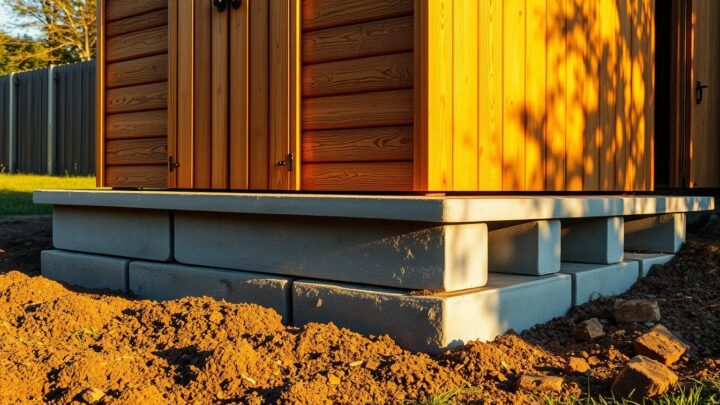 Wie tief muss das Fundament für ein Gartenhaus sein?