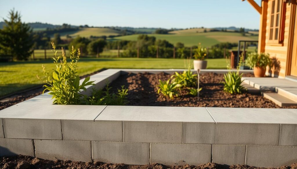 Streifenfundament Gartenhaus