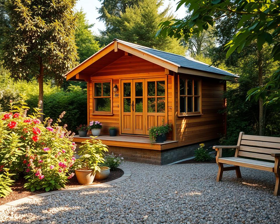 Gartenhaus Standort Planung