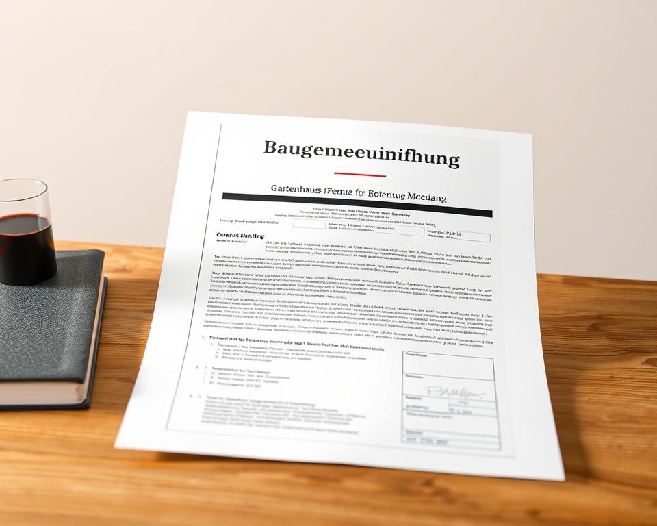 Baugenehmigung Gartenhaus