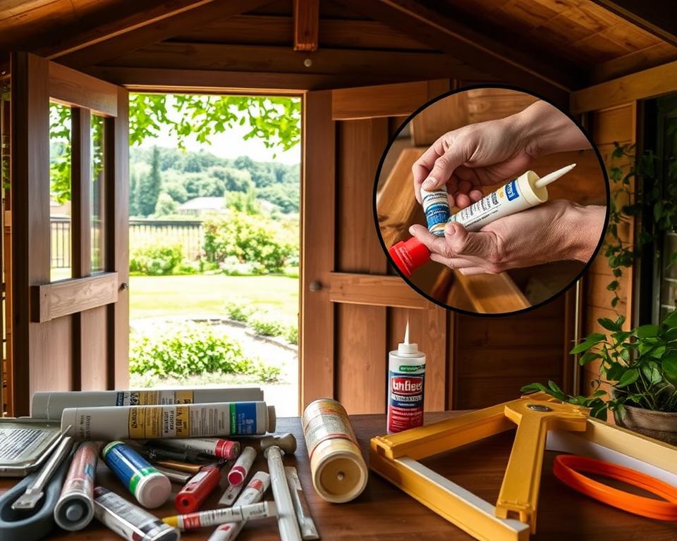 Abdichtungsmaterialien für Gartenhäuser Abdichtungsmaterialien für Gartenhäuser