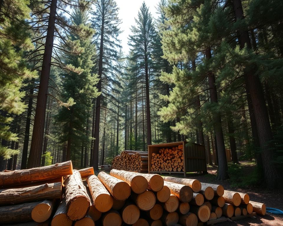 Anwendung Pflege Lagerung Nadelhölzer