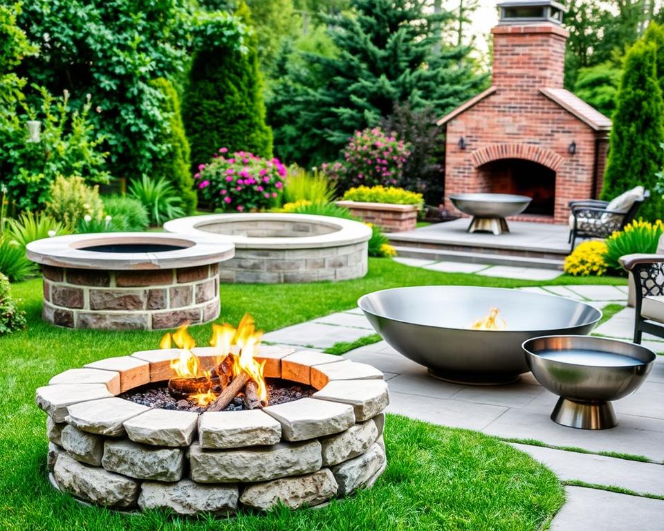 Arten von Feuerstellen