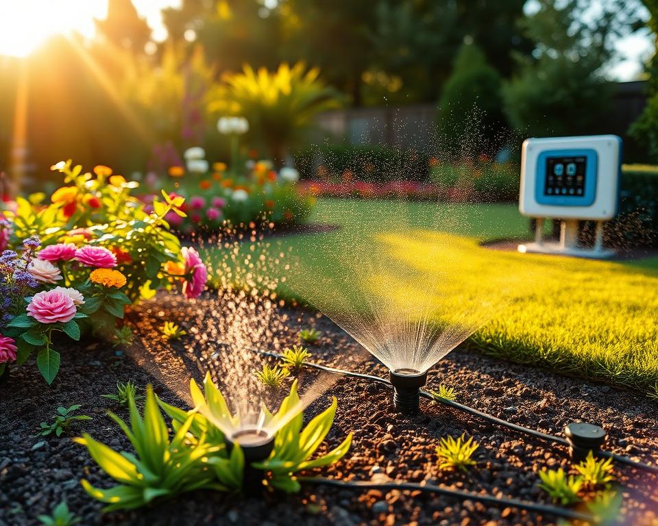Automatische Bewässerung im Garten Automatische Bewässerung im Garten