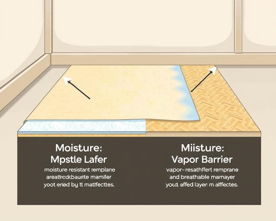 Feuchtigkeitssperre und Dampfsperre Unterschied