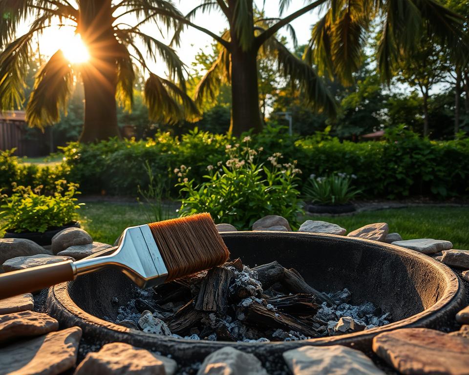 Feuerstelle Reinigung