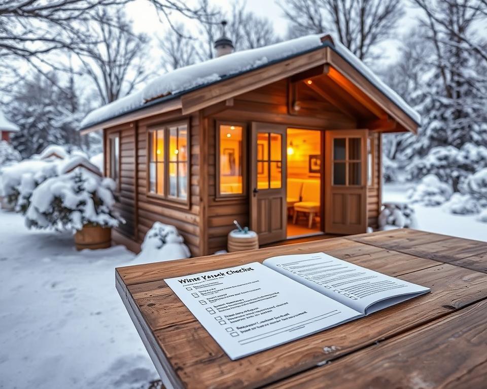 Gartenhaus winterfest Checkliste Gartenhaus winterfest Checkliste