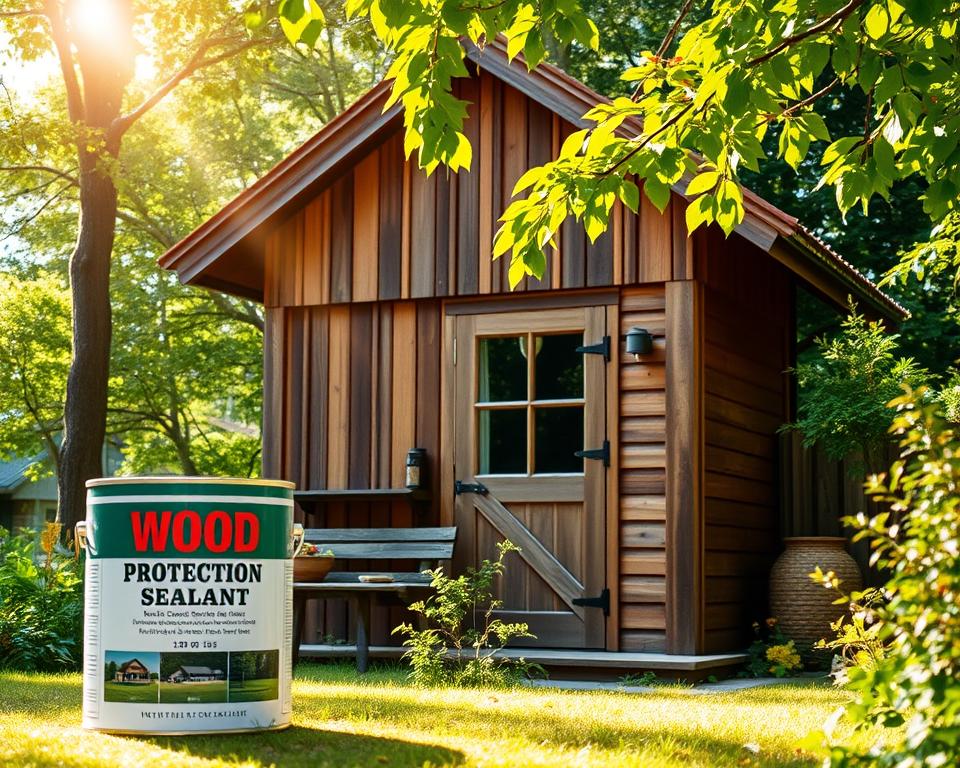 Holzschutz Imprägnierung Gartenhaus