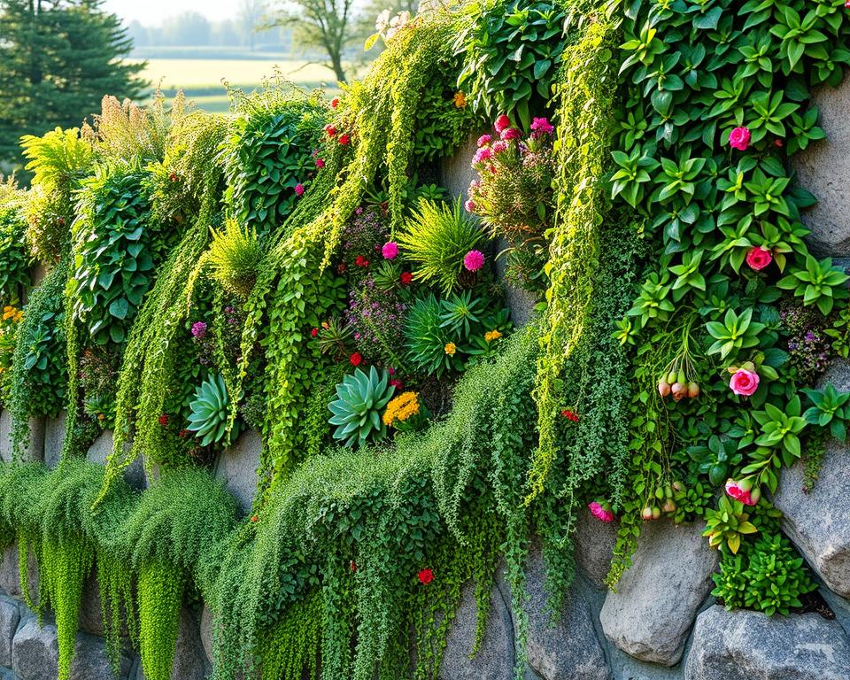 Pflanztechniken für Mauerbepflanzung