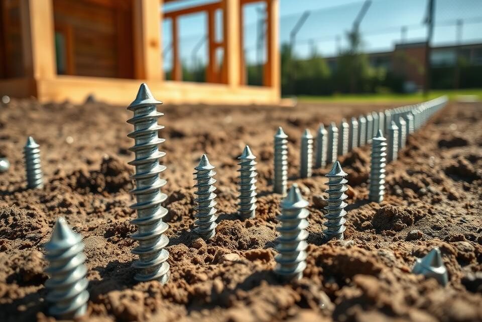 Schraubfundament Gartenhaus