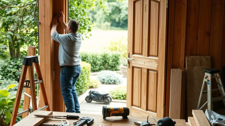 Tipps zur Montage von Gartenhaustüren: So geht’s richtig