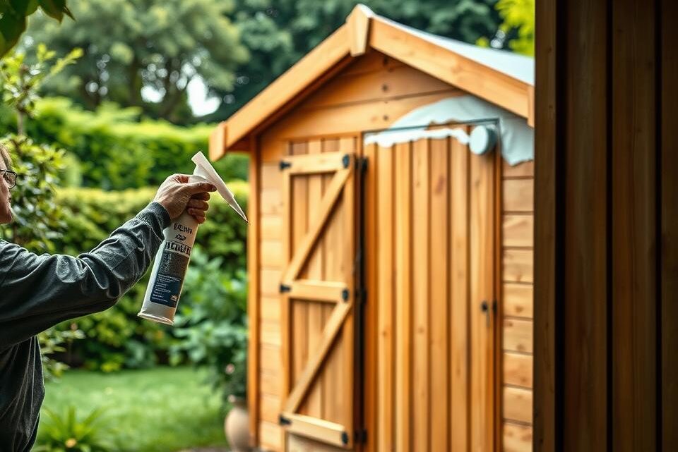 Wie dichtet man ein Gartenhaus ab?