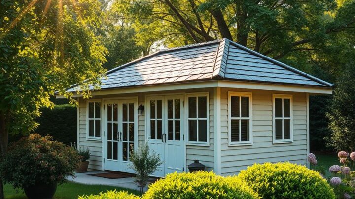 Wie kann man das Gartenhaus Dach komplett erneuern