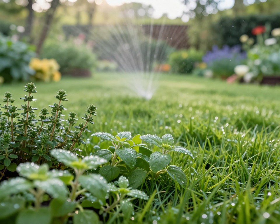 Bewässerung Kräuterrasen