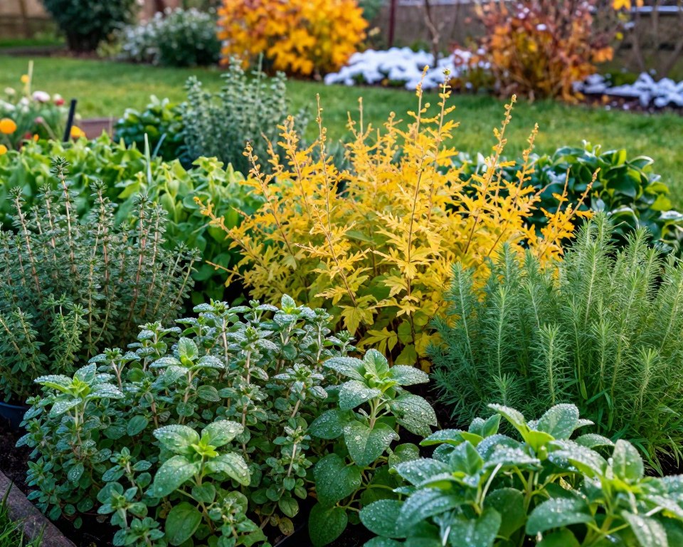 Kräuterrasen Jahreslauf