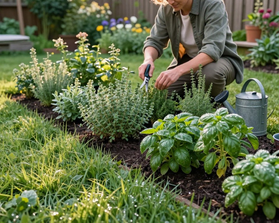 Kräuterrasen Pflege