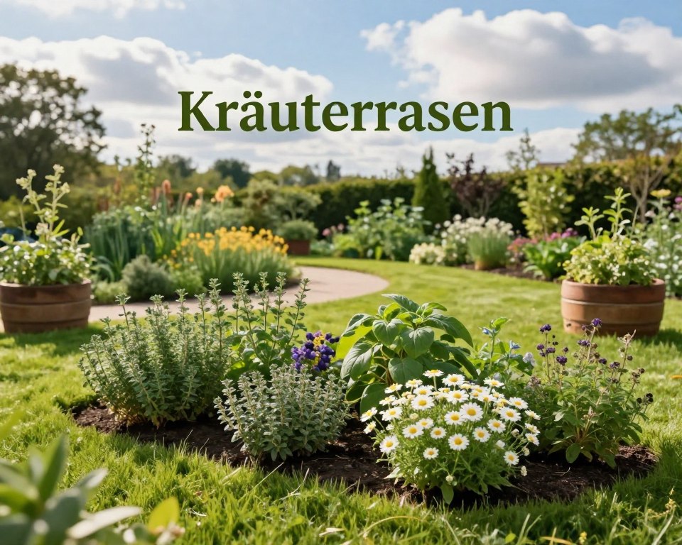 Kräuterrasen Planung