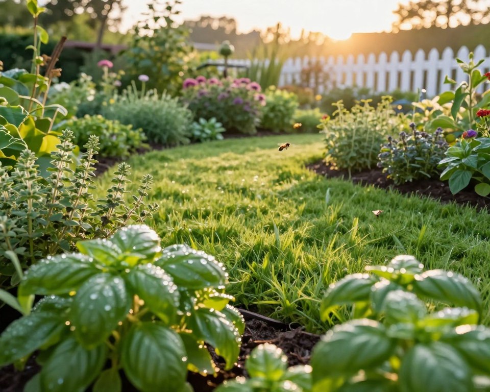 Vorteile eines Kräuterrasens