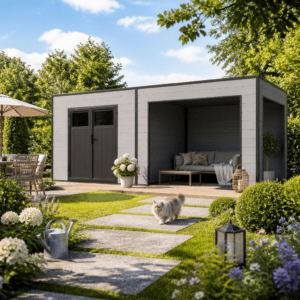 30% Rabatt ✓ 6 × 3 m | WPC Holzgartenhaus Cubus Lounge 16,25 m² | mit Anbau Unkategorisiert online kaufen 30% Rabatt ✓ 6 × 3 m | WPC Holzgartenhaus Cubus Lounge 16,25 m² | mit Anbau Unkategorisiert online kaufen
