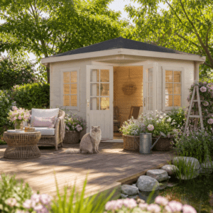 26% Rabatt ✓ 3 × 3 m | 5-Eck Holzgartenhaus Evelyn 3A Unkategorisiert online kaufen