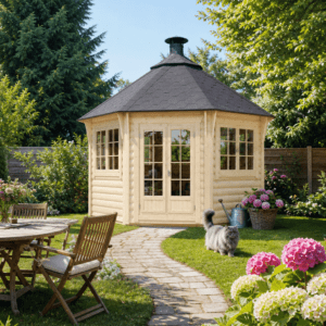 26% Rabatt ✓ 8-Eck Grillpavillon Gunnar 12m²
