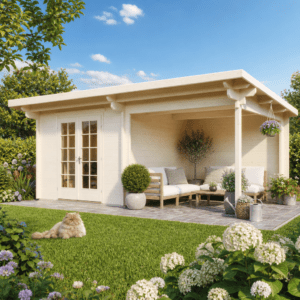 26% Rabatt ✓ 6 × 4 m | All-In Holzgartenhaus mit Terrasse inkl. Montage (wahl Unkategorisiert online kaufen