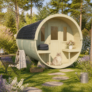 26% Rabatt ✓ 5 × 4 m | Camping Fass 480 | isoliert | Terrasse