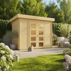 26% Rabatt ✓ 3 × 2 m | Flachdach Holzgartenhaus Chris 28 Unkategorisiert online kaufen