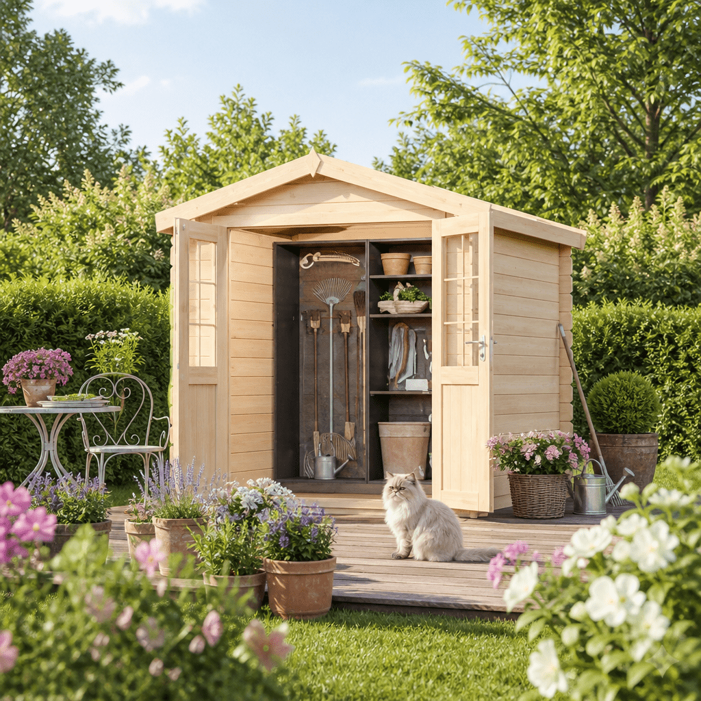 26% Rabatt ✓ 3 × 3 m | Holzgartenhaus Bente 28 B | Satteldach