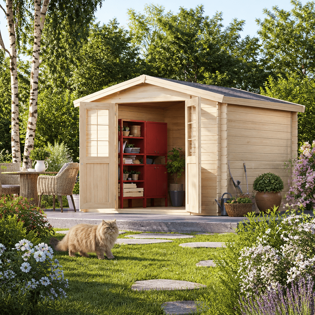 26% Rabatt ✓ 3 × 3 m | Holzgartenhaus Bente 28 C | Satteldach