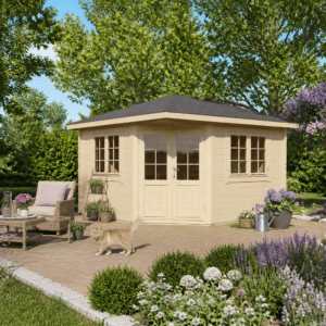 26% Rabatt ✓ 4 × 4 m | Holzgartenhaus Cati 44 Klassik | isoliert Unkategorisiert online kaufen 26% Rabatt ✓ 4 × 4 m | Holzgartenhaus Cati 44 Klassik | isoliert Unkategorisiert online kaufen