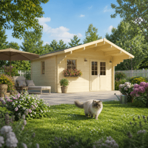 26% Rabatt ✓ 5 × 4 m | Holzgartenhaus Chicago 70 A | isoliert | Satteldach Unkategorisiert online kaufen